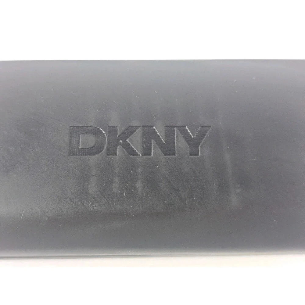 DKNY Black Hard Case Clamshell Eyeglass Glasses Case Unisex To Fit Glasses